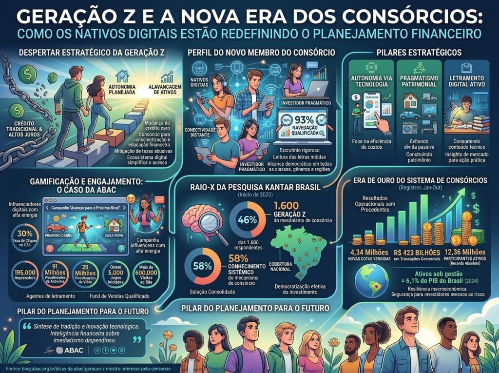 Geração Z e a Nova Era do Consórcio Como os Nativos Digitais Estão Redefinindo o Planejamento Financeiro